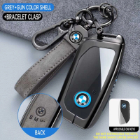 Sarung Penutup Kunci Kereta, Bahan Kulit Aloi Zink, Untuk BMW 2023 Siri X1 Baharu, Energy Ix XM I7 X