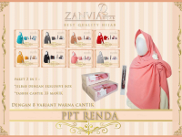 JILBAB HIJAB INSTAN TERBARU PPT RENDA BY ZANVIA HIJAB Muslim Wanita Kerudung Syari Bergo Khimar Seru