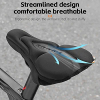 Bike Seat Cover Bike Seat Cushion Bicycle Seat Cover 5-hole Breathable Design WITH Silicone Particles Rain Cover For Bike Seat