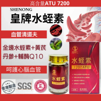 Golden Mission 如意金丹 Shenong金邊水蛭素膠囊黃芪丹參輔酶Q10中老年通心腦血管保健品7200ATU60粒裝 1pc