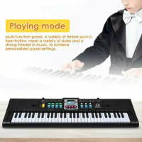 61 Keys Digital Music Electronic Keyboard Key Board Electric Piano for Home Bar Stage Holiday Party