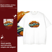 [COD] เสื้อยืดพริ้นต์ธีม OLD MONEY 180g มิลค์ซิลค์ ทรงหลวม สไตล์สตรีท ทันสมัย 2026 สำหรับผู้ชายและผู
