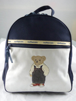 【震撼精品百貨】日本綜合熊_mothercare~後背包『藍白-吊帶熊』