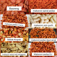 SNACK CAMILAN KILOAN MAKARONI, BASRENG, SEBLAK KRUPUK 1 KG