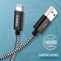สายชาร์จKAKUSIGA KSC-107 ยาว 1เมตร สายซิลิโคน ดีไซน์สวย ใช้งานง่าย