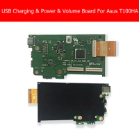 USB Charging Jack Port Board For Asus Transformer Book T100HA T100TAF T100TAM Volume Up/Down Control Flex Cable Replacement