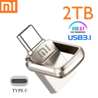 Xiaomi 2TB U Disk USB 3.1 Type-C Interface Mobile Phone Computer Mutual Transmission 1TB 512GB 256GB 128GB Portable USB Memory
