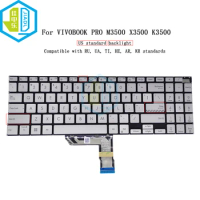 Thailand US English Backlit Keyboard For ASUS Vivobook Pro 15 OLED M3500 X3500 PA X3500PC M3500QA K3500PA K6500 0KNB0-562VUS00
