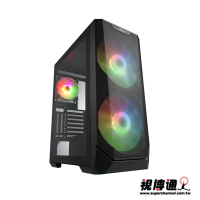 Superchannel 視博通 幻彩男爵 E-ATX 電腦機殼(黑色)