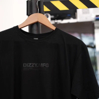 Áo thun Dizzy/Kaos Programing v2 Đen trên đen Áo thể thao mềm mại và thoải mái
