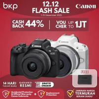 BKP Canon EOS R50 Kit 18-45mm STM Kamera Mirrorless EOS R 50 Garansi RESMI Black