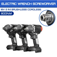 18V 800Nm Electric Wrench Brushless Impact Rechargeable 1/2 Socket Cordless Wrench Power Tool For Makita Battery DTW285Z