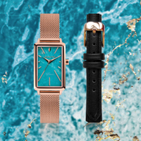 【精光堂】Relax Time 璀璨雋永系列 湖水淺藍 綠松石紋米蘭帶手錶 加贈真皮錶帶 RT-99-5 [APP下單享4%點數]