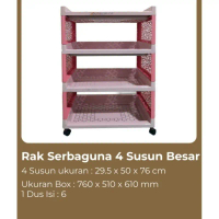 Fawsline rak yoyo jumbo / lebar 4 susun