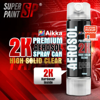 Features AIKKA Clear Coat 2K Coating 400ml Aerosol Spray 2K Clear High Gloss Top Coat Clear Motorcyc
