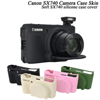 Soft SX740ซิลิโคนเคสกระเป๋ากล้องผิวสำหรับ Canon PowerShot SX730 SX740 SX740HS ยางกล้องเคสฝาครอบป้องก