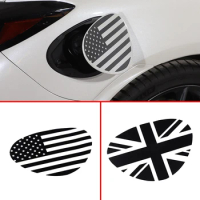 Black Fuel tank cap Pull Flower Film Graphic Vinyl Decals Car Stickers Exterior Accessories For Subaru BRZ 2022 model