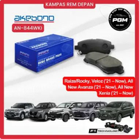 Kampas Rem Depan AKEBONO Rocky Raize AN-844WKI