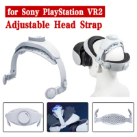 White Adjustable Head Strap Adjustable Headband Balance Head Pressure Reduce Gravity Sensation for Playstation VR2 Accessories
