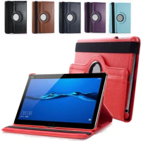 Tablet Case For Huawei MediaPad M3 8.4'' BTV-W09 BTV-DL09 Wake Smart Sleep 360 Degree Rotating PU Leather Stand Cover Case+Film