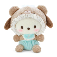 【SANRIO 三麗鷗】拿鐵小熊系列 熊寶寶造型絨毛娃娃 帕恰狗