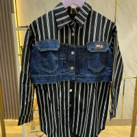 Kemeja Salur Jeans December BKK Kemeja Premium BKK Kemeja Bangkok