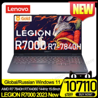 Lenovo Legion R7000 E-sports Gaming Laptop AMD R7 7840H 16G/32G RAM 512G/1T SSD GeForce RTX4060 144Hz 15.6inch Game Notebook