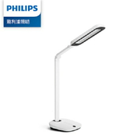 Philips 飛利浦 軒誠 66110 LED護眼檯燈-白色 PD010【三井3C】