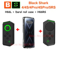 Black Shark 4 / 4S / 4Pro / 5RS Gamepad set Game Controller Left Right hand H66RS Joystick Black Shark 4s 4 pro with Metal Case