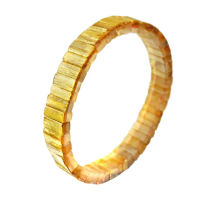 【開運方程式】6A鈦晶手排金磚燕尾鈦板鈦9.5mm(6A23一物一拍收藏款水晶)
