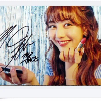 signed TWICE Park Ji Hyo autographed photo LIKEY Twicetagram 4*6 inches K-POP collection freeshipping 112017