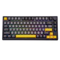 GamaKay TK75 SE 75% Gasket Mount Triple Mode RGB Mechanical Gaming Keyboard with PBT Cherry Profile 