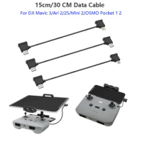 Micro USB to iOS OTG Data Cable Phone Tablet Connector Cord dji OSMO Pocket 1 2 ,dji Mavic 3/Ari 2s/Mini 2/3 Drone Accessories