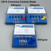 5PCS Cutting Plotter Graphtec CE5000 CE3000 CE6000 CB09 CB15 Knife Blade CB09UA-5 CB15UA-5 Cemented Carbide Blade Knife