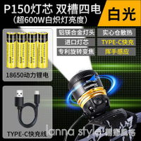 超亮充電式頭戴感應T6手電筒疝氣夜釣魚鋰電強光專用頭燈礦燈 幸福驛站
