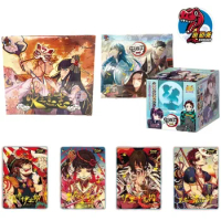 2023 New Little Dino 2M05 Demon Slayer Cards Collections Booster Box Japanese Anime Kimetsu No Yaiba Collectibles Kid Toys