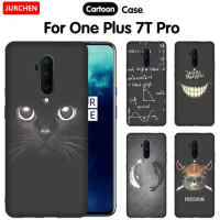 Fashion Silicone Soft Cases For OnePlus 7T Pro Cute Cat Dog Cartoon Pattern Thin Back Cover For One Plus 7 OnePlus7 T Pro 7TPro