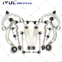 IYUL Control Arm Ball Joint Stabilizer Link Tie Rod End Assembly Kits For BMW X5 X6 Series E70 E71 E72 30d 40i Hybrid xDrive
