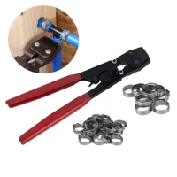 Universal Pex Cinch Clamp Crimping Tool with Clamps Set Pex Crimper Water Pipe Crimping Plier Tools
