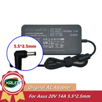 Original 20V 14A 280W ADP-280BB B 5.5*2.5mm Laptop AC Adapter Charger for Asus Laptop Power Supply