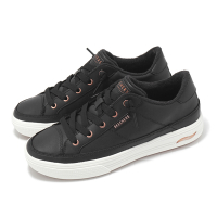 Skechers 休閒鞋 Arch Fit Arcade-On My Way 女鞋 黑 玫瑰金 皮革 膠底 支撐 177189BLK