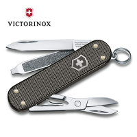 Victorinox 瑞士維氏 5用2022年ALOX金屬殼瑞士刀(58mm)-雷灰色