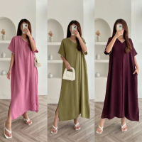 Daster Dotti Jumbo Busui Mewah Bahan Cringkle Adem - Daster murah terbaru