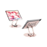 摺疊金屬旋轉360度式手機平板支架 多角度便攜摺疊桌面鋁合金