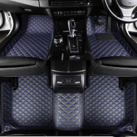 Custom RHD Car Floor Mat Leather Full Set For VW Jetta Clasico 2008 2009 2010 2011 2012 Car Waterproof Interior Accessories