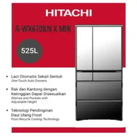 Kulkas Hitachi R-Wx670Kn X Mirror Japan Series 525L Rwx670Kn X