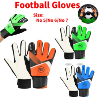 1Pair Soccer Goalkeeper Gloves Boy Anti-collision Goalkeeper gloves for kids Lightweight Sporting Goalkeeper gloves junior