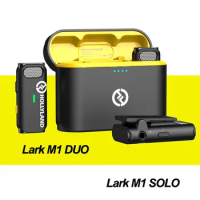 New Lark M1 DUO Wireless Lavalier Microphone M1 SOLO Transmitter Receiver Mic for Sony Nikon Canon Camera