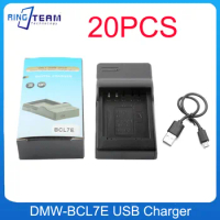 20PCS/LOTS DMW-BCL7E USB Charger for Panasonic Lumix DMC-F5 FH10 FS50 SZ10 SZ9 SZ8 SZ3 DMC-XS1 XS3 DMW BCL7 BCL7E BCL7PP Battery