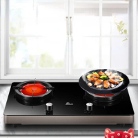 Gas Stove Gas Stove Double Burner Desktop Household Raging Fire Stove Liquefied Gas Natural Gas Stove Stove Infrared